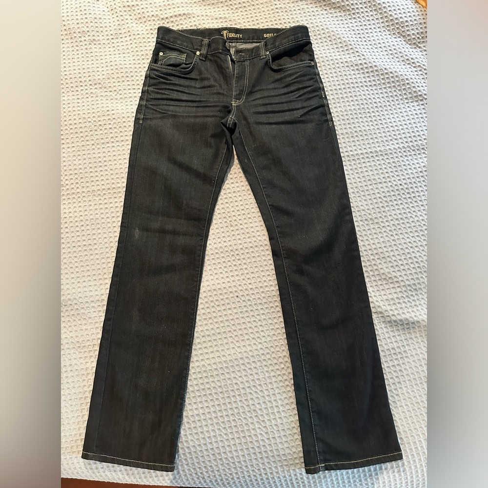 NWOT Fidelity Jeans Sabbath Rinse 5011 Size 33